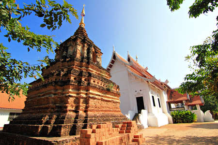 Thai Temple in chiangmai,Thailandの写真素材
