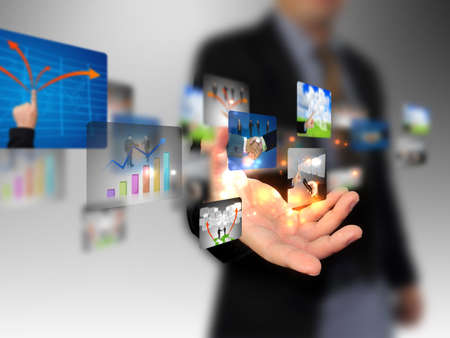 hand holding business collection hand holding business collection
