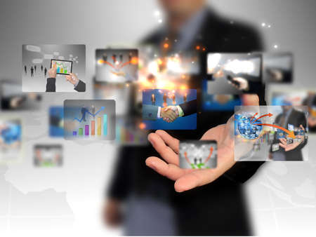 hand holding business collection hand holding business collection