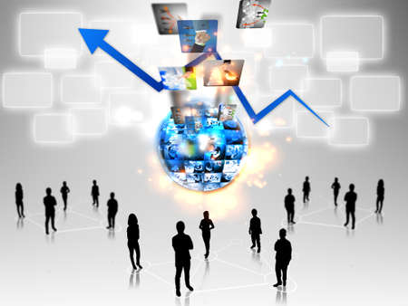 business world の写真素材