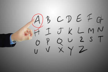 Businessman pushing Successful businessの写真素材