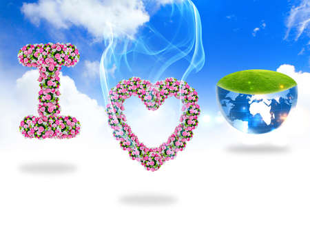 love the earthの写真素材