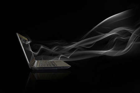 Laptopの写真素材