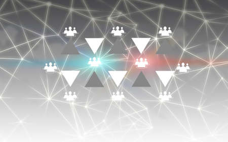 Social network の写真素材