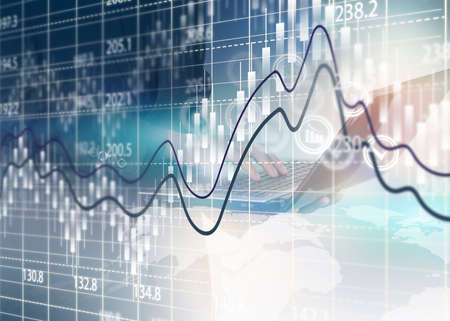 Stock exchange chart,Business analysis diagram. Stock exchange chart,Business analysis diagram.