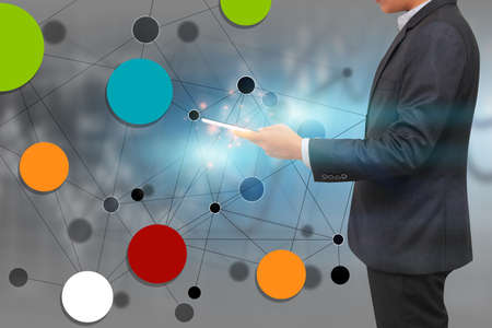 Social network concept.の写真素材