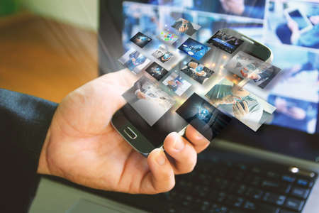 Social media concept.の写真素材