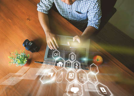 Workplace, icons, Idea, Inspirationの写真素材