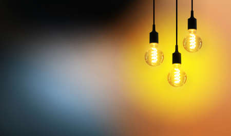 Light bulb turned on.の写真素材