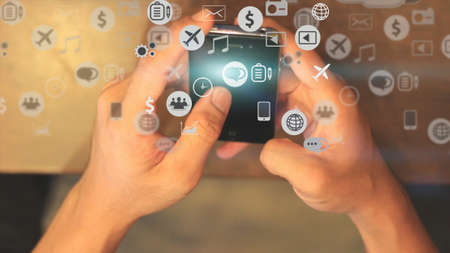 Social media concept.の写真素材