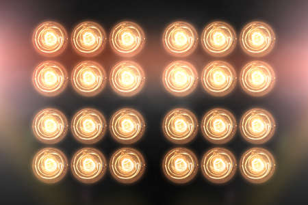 Floodlights Flash lights.Spotlightsの写真素材
