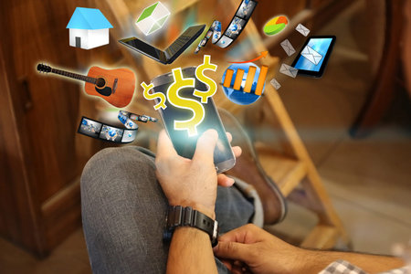 Social media,social network concept.
