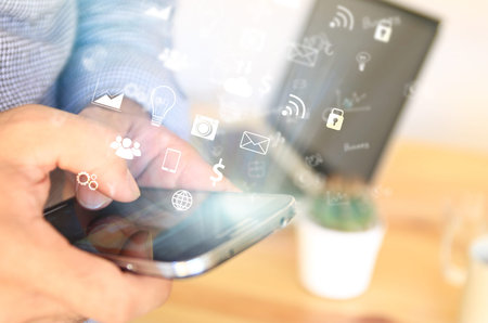 Social media concept.の写真素材