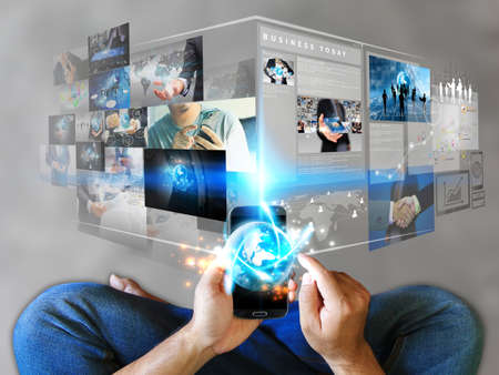 Social media concept.の写真素材