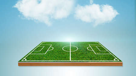 soccer field.の写真素材