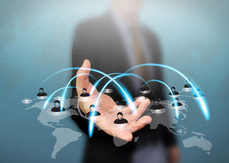 Social network concept.の写真素材