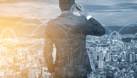 Business connection concept.の写真素材