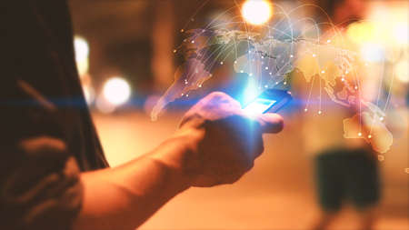 Social network concept.の写真素材