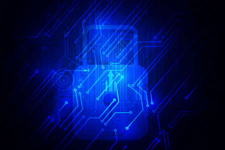 Cyber security network concept.の写真素材