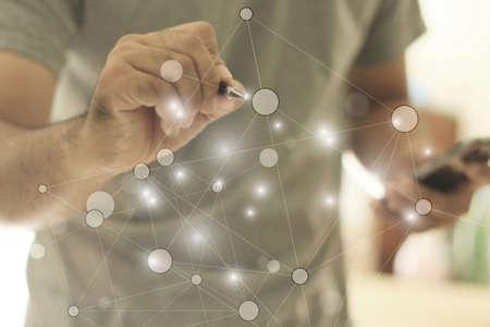 Social network concept.の写真素材