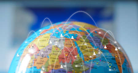 Global network concept.の写真素材