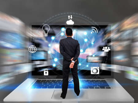 Globalization business communication.の写真素材
