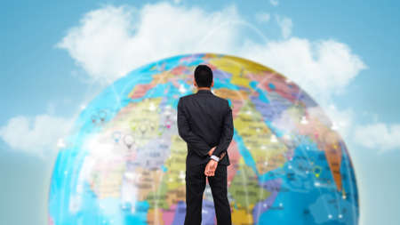 Global network concept.  の写真素材