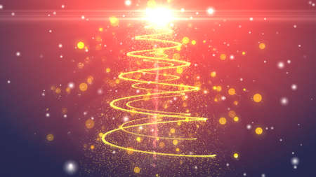 Christmas tree background.の写真素材