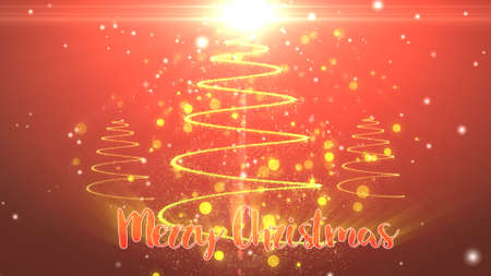 Christmas tree background.の写真素材