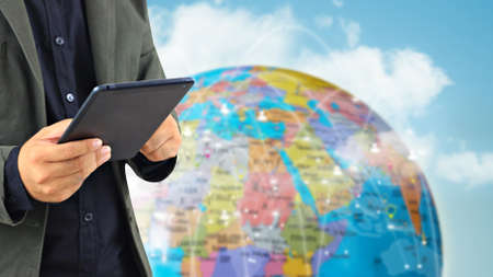 Global network concept.  の写真素材