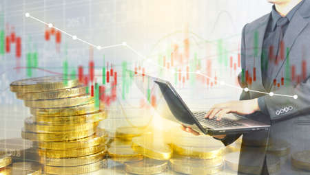 Globalization business communication. Business growth concept               の写真素材