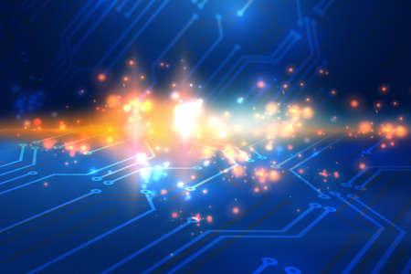 electrical circuit background.の写真素材