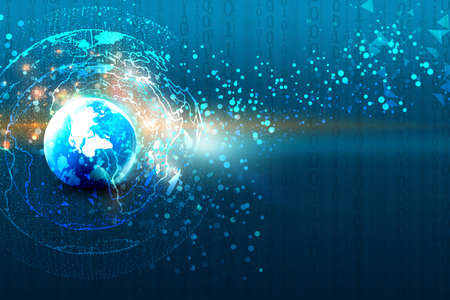 Global network concept.  の写真素材