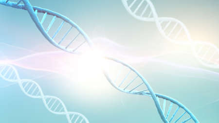 DNA strands backgroundの写真素材