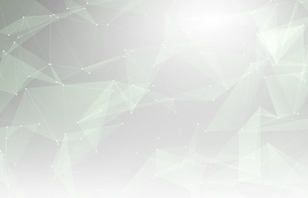 Network with nodes connected background. Technology concept