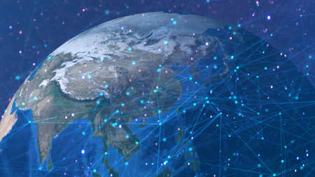 Global network concept.の写真素材
