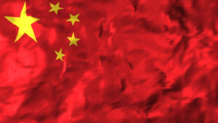 flag of China.の写真素材