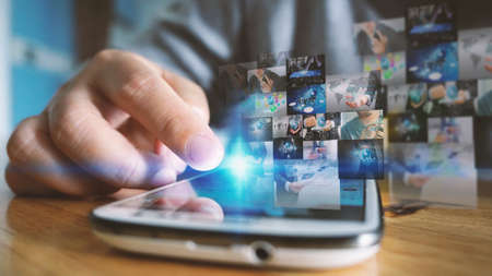 Social media conceptの写真素材