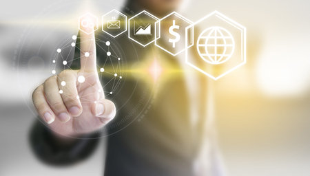global business management concept                                