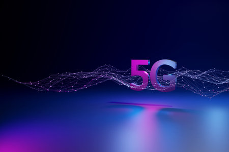 5G network concept, high-speed Internetの写真素材