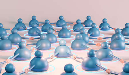 Social network background . Mixed media 3d renderingの写真素材