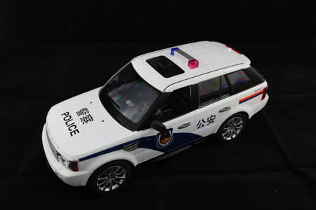 Toy police carのeditorial素材