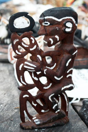 Unique Sculpture, Asmat Cultureのeditorial素材