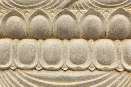 Statue of lotusの写真素材