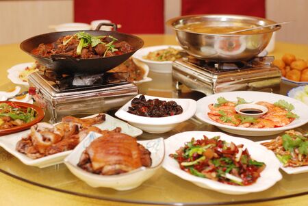 Catering food at a wedding partyの写真素材