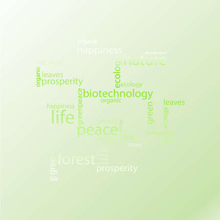 The green and white background with textのイラスト素材