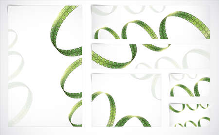 Banners  with abstract backgroundのイラスト素材