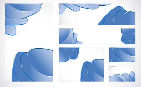 Banners  with abstract backgroundのイラスト素材