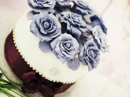 still life with wedding cakeの写真素材