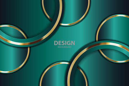 gold abstract background banner with circle gold color creative digital light modernのイラスト素材